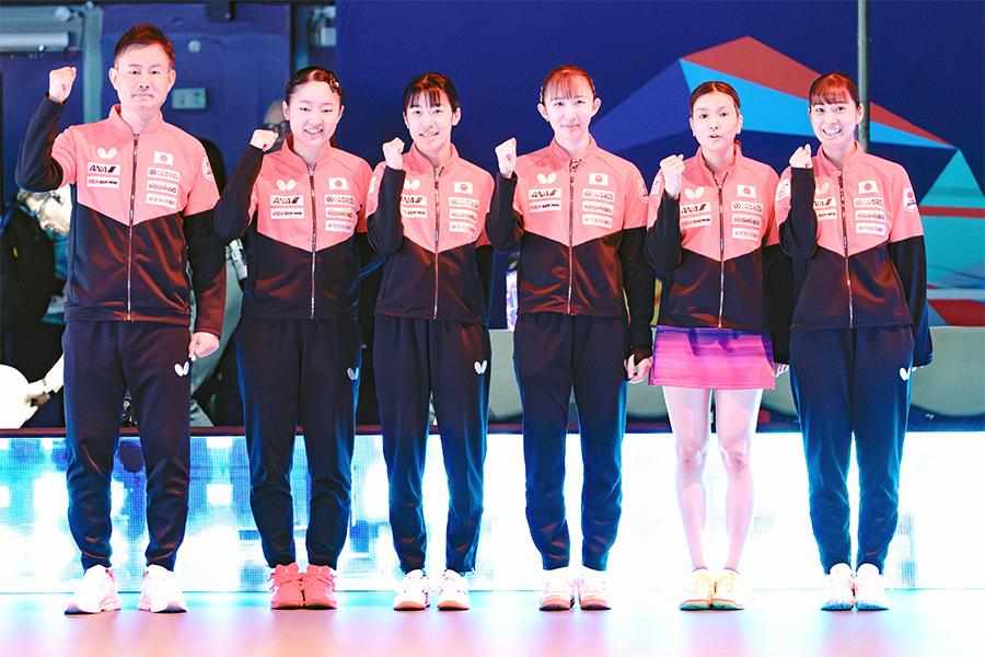 日本女子 銀メダル以上確定！6大会連続の決勝進出 ドイツに3-0のストレートで完勝【世界卓球】（テレ東スポーツ）