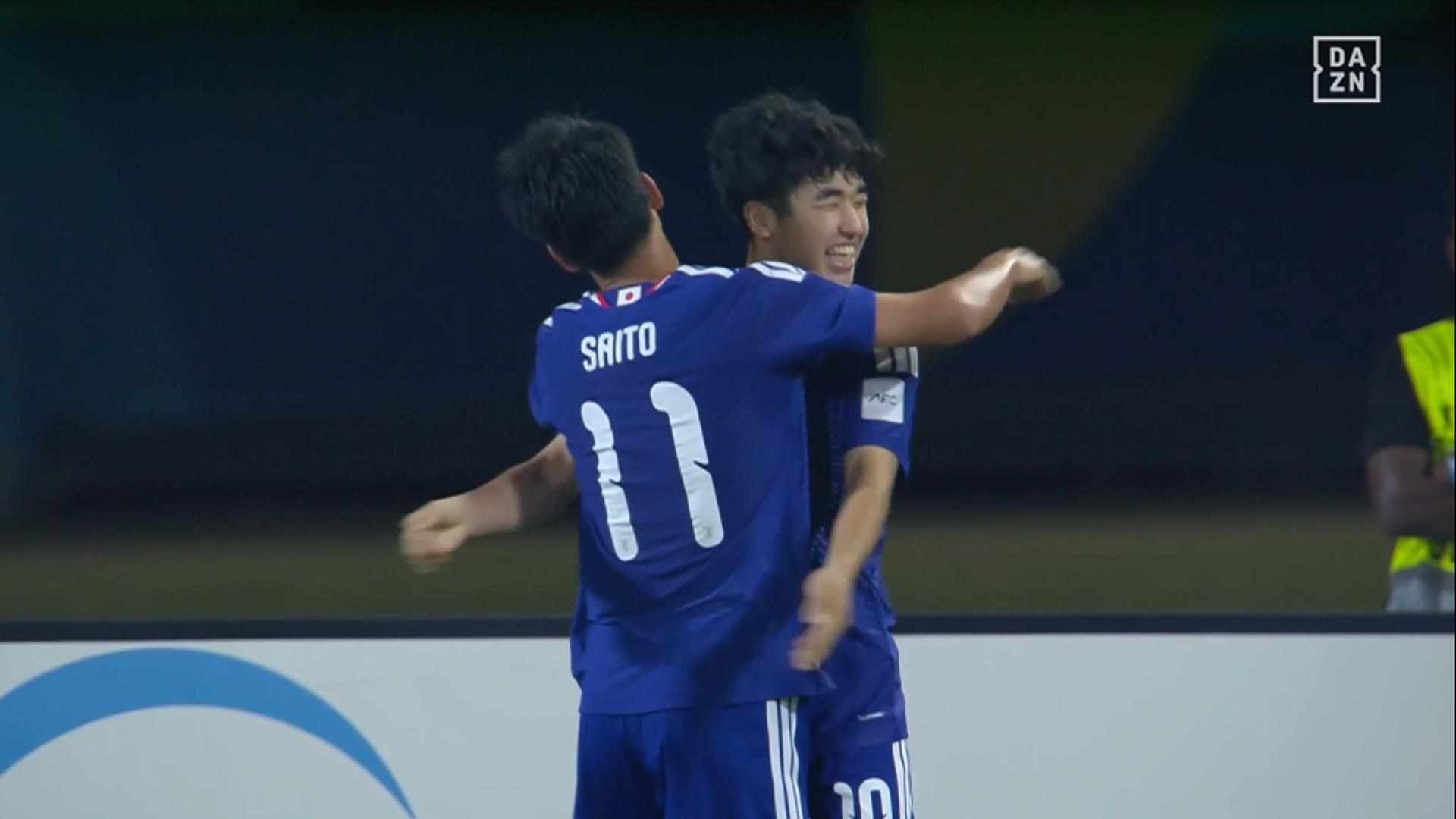 U-17日本代表、2大会ぶり最多5回目のアジア杯優勝 U-17中国代表に3ー2で勝利 北原槙が大会得点王に輝く(ABEMA TIMES)