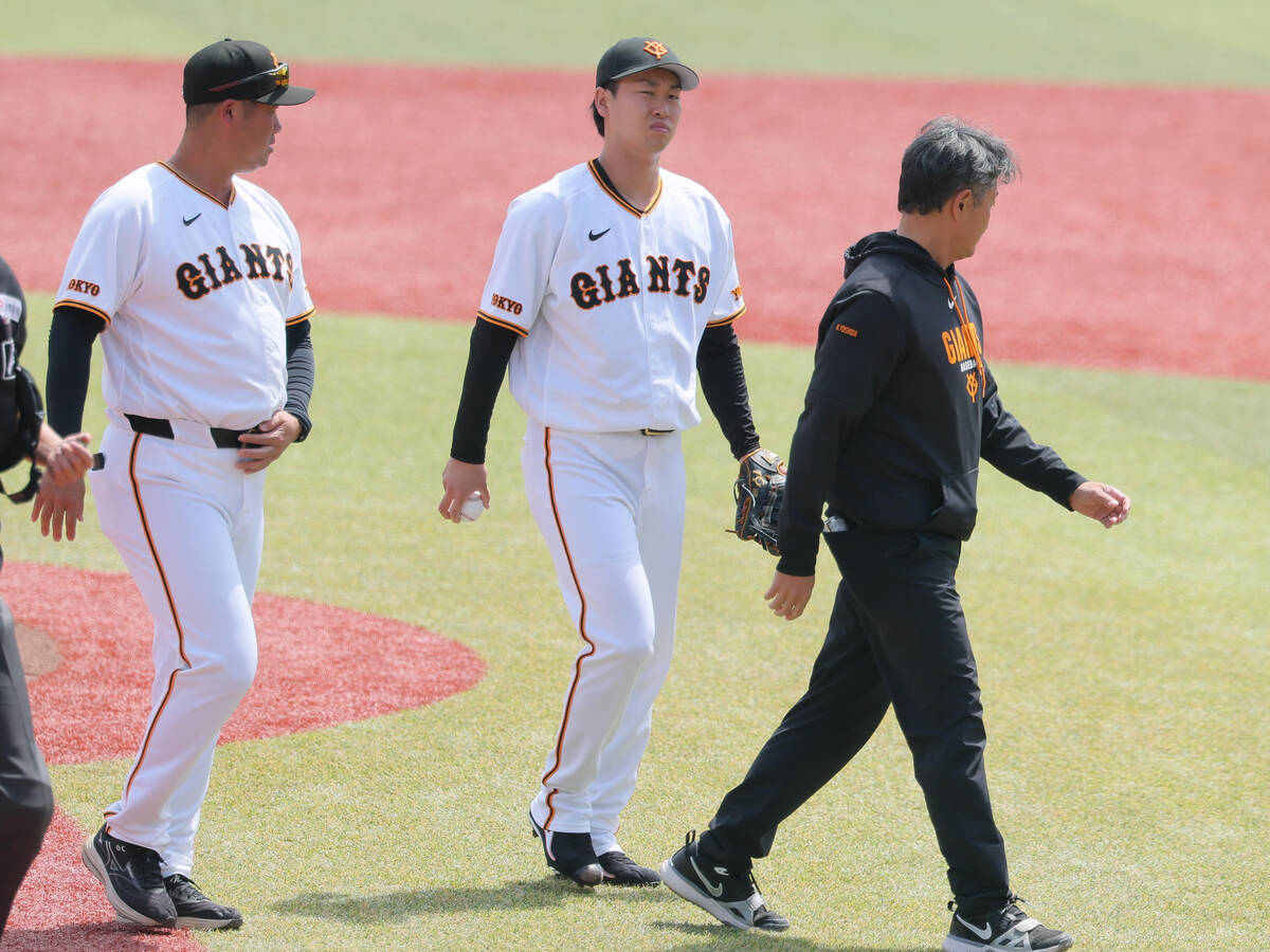 【巨人】山崎伊織　わずか２球で緊急降板　２軍復帰戦で自ら違和感訴え、Ｇタウンは騒然（スポーツ報知）